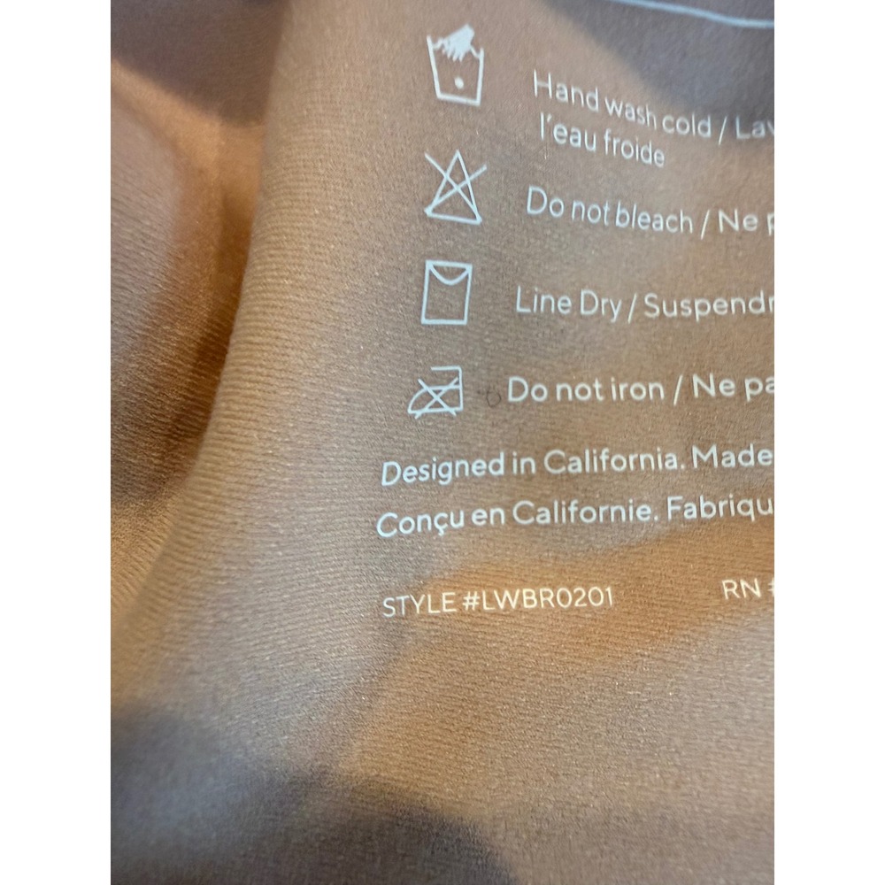 Honeylove Crossover Bra Sand Tan Wireless Seamless Support LWBR0201 Womens Large - Picture 5 of 7